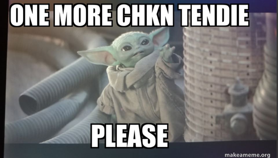 This meme is a play on the classic "I can smell the desperation" phrase, but with a twist. The image shows a character from the Star Wars franchise, specifically the child known as "Baby Yoda" from the show "The Mandalorian", with a caption that says "I can smell the desperation... of a chicken who's about to die" and then "One does not simply walk into Mordor...". The meme is a humorous take on a famous Lord of the Rings quote, applying it to a situation where a chicken is about to be cooked.